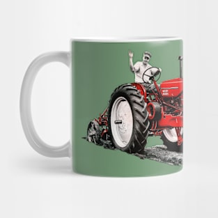 Retro Red Tractor | Massey Harris Tractors Mug